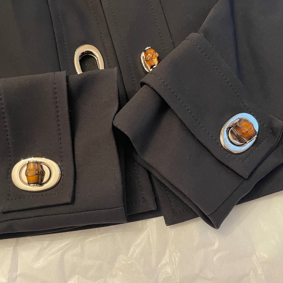 NWT! Gucci Cropped Cotton Jacket With Bamboo Buttons - Picture 7 of 16